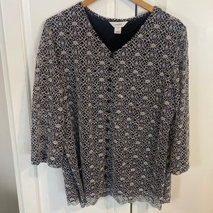 Church banks dressy blouse